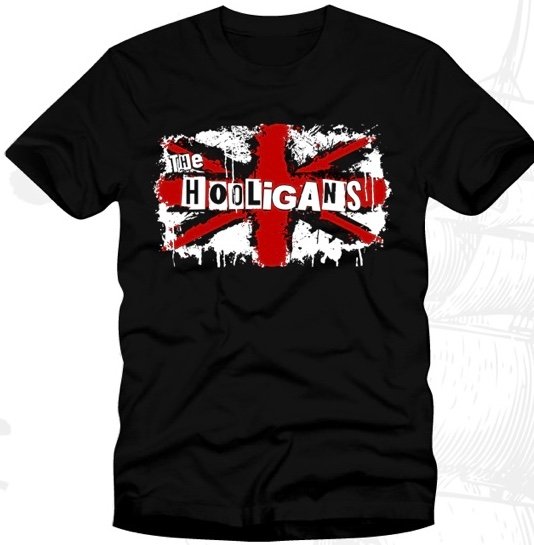 Hooligans T Shirt Black Flag - kurtfrohlich.net